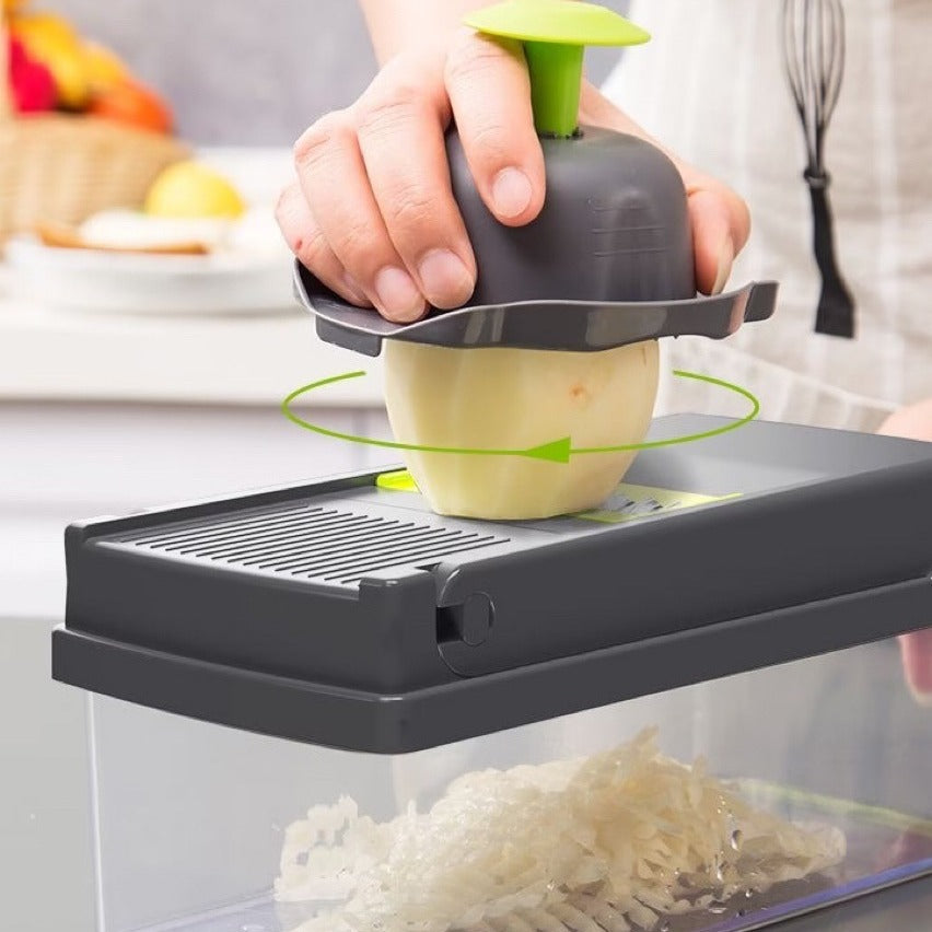 Smart Vege Cutterᴹᵀ 時短キッチン用 ベジカッターセット（コンテナ付き）