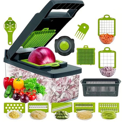Smart Vege Cutterᴹᵀ 時短キッチン用 ベジカッターセット（コンテナ付き）