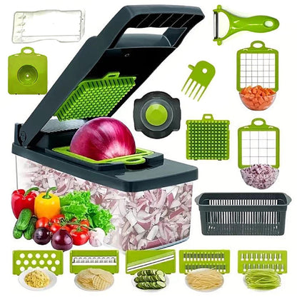 Smart Vege Cutterᴹᵀ 時短キッチン用 ベジカッターセット（コンテナ付き）