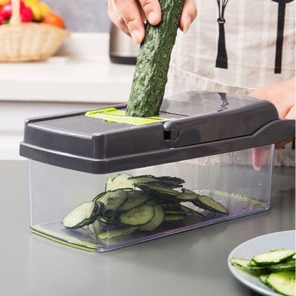 Smart Vege Cutterᴹᵀ 時短キッチン用 ベジカッターセット（コンテナ付き）